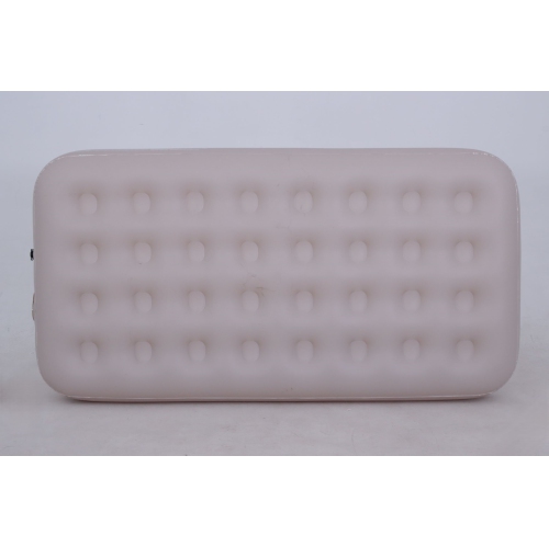 Flocked Inflatable Airbed with Rechargeable Bulit-In Electric Pump - Twin