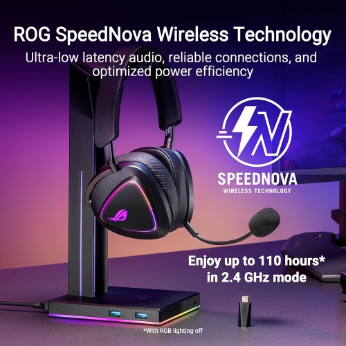 ASUS ROG DELTA II Dualflow Audio Gaming Headset - Black