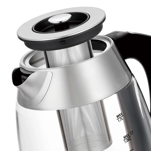 Salton Variable Temperature Touch Control Kettle 1.7 L with Removable Tea Steeper