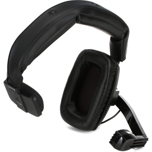 Image 1 de 1.. Beyerdynamic DT-108-200-400-BLACK Single-Ear Headset with Dynamic Hypercardioid Microphone, 400 Ohms, Black