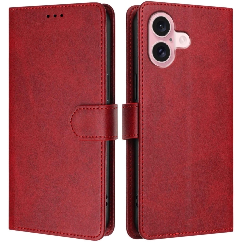 Étui portefeuille pour iPhone 16 Plus, étui folio à rabat en cuir PU de qualité supérieure avecfente pour carte, support et fermeture magnétique,