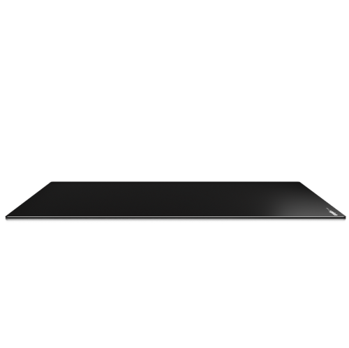 Pulsar Superglide V2 L Premium Glass Mouse Pad 1.5T Gorilla Glass Surface Anti-Slip Fully Molded high-Density Silicone Rubber 16.5" x 13", Black