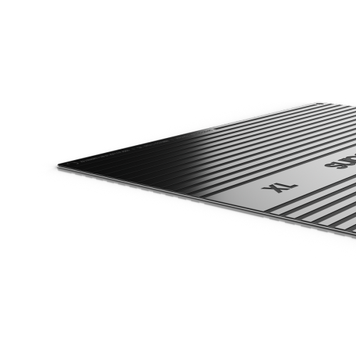 Pulsar Superglide V2 L Premium Glass Mouse Pad 1.5T Gorilla Glass Surface Anti-Slip Fully Molded high-Density Silicone Rubber 16.5" x 13", Black