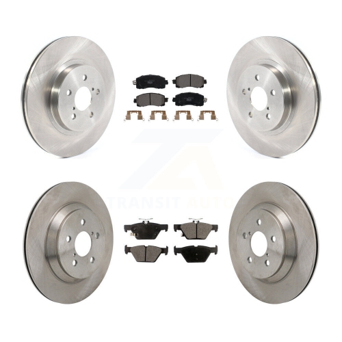 TRANSIT AUTO  Front Rear Brake Rotor & Ceramic Pad Kit for Subaru Crosstrek With Electric Parking K8T-104653