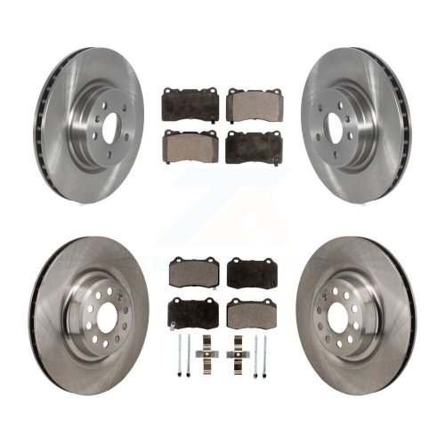 Image 1 de 10.. Ensemble de disques de frein avant arrière et plaquettes en céramique pour Tesla S K8T-104654