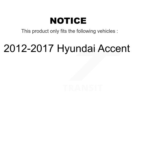 Front Left Lower Suspension Control Arm Ball Joint Assembly 72-CK622643 For 2012-2017 Hyundai Accent