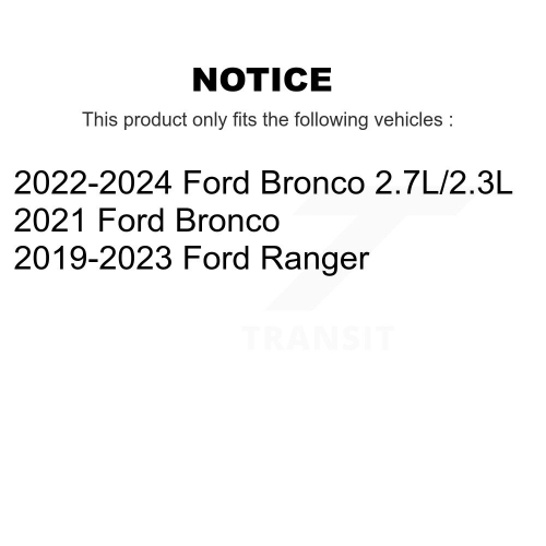 Plaquettes de frein à disque semi-métalliques avant SIM-2216 pour Ford Ranger Bronco
