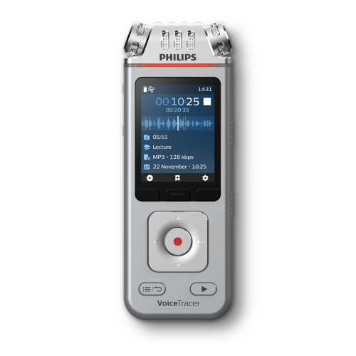 Image 1 of 7.. Philips DVT4115 VoiceTracer Audio Recorder