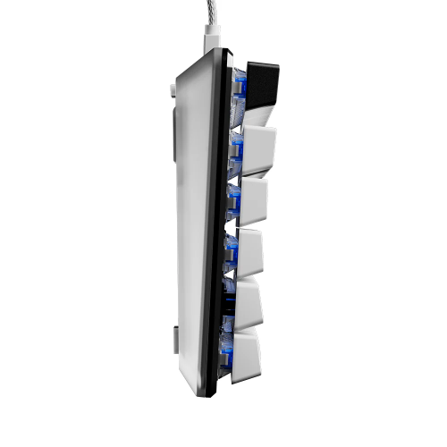 Pulsar Gaming Gears PCMK 2 Wired Hot-swappable RGB Mechanical Keyboard Hall Effect Switches Aluminum Alloy Plate TKL Layout, for Windows and Mac OS,