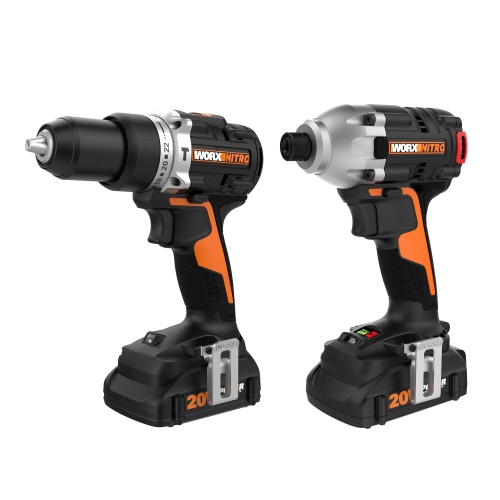 Worx -- 20V Nitro Impact Driver & Hammer Drill Combo