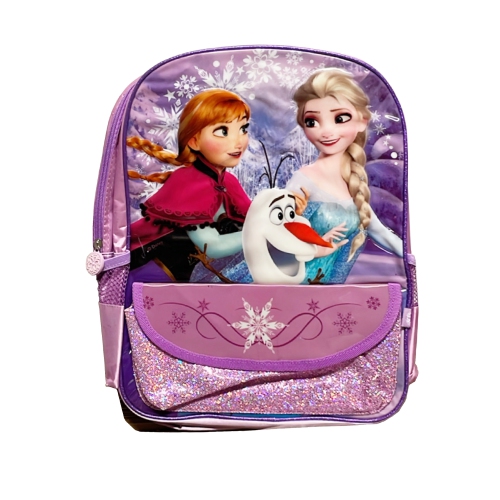 Sac à dos de La Reine des neiges Sac d'école Sac à dos pour filles, 16&nbsp;po