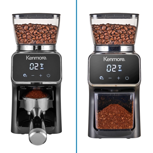 Kenmore Digital Conical Burr Coffee Grinder With 30 Grind Sizes