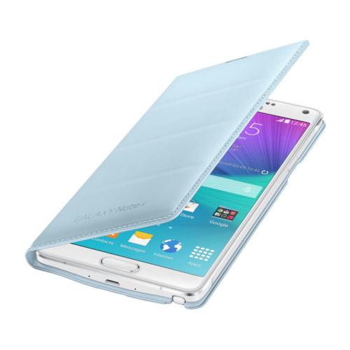 Étui portefeuille à rabat pour Galaxy Note 4 de Samsung - Vert