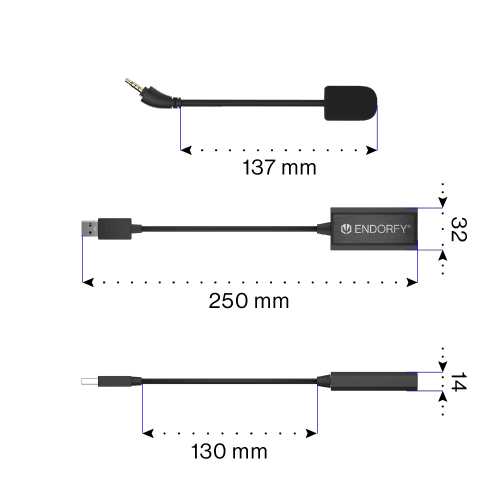 Endorfy VIRO Headset - Black