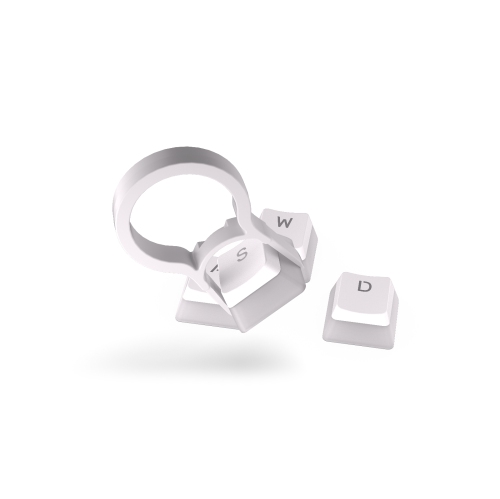 Endorfy PBT Pudding Keycaps - Onyx White