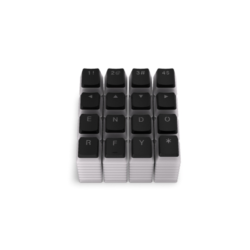 Endorfy PBT Pudding Keycaps - Black