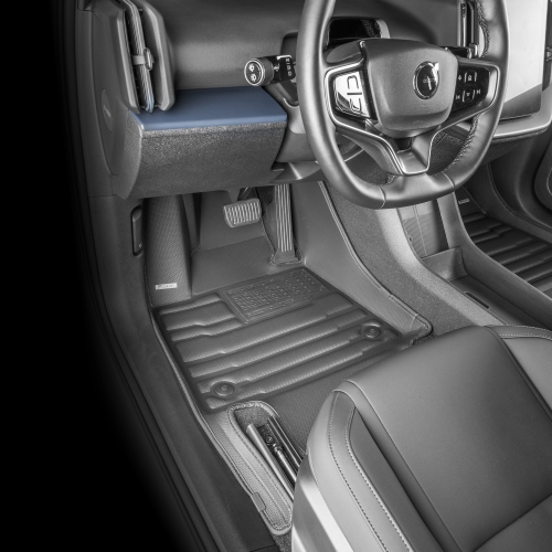 Tapis TuxMat - Pour les modèles Volvo EX30 2025-2026 - Tapis d'auto sur mesure - Couverture maximale, toutes saisons, mesurée au laser - Cet ensemble