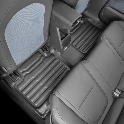 Tapis TuxMat - Pour les modèles Volvo EX30 2025-2026 - Tapis d'auto sur mesure - Couverture maximale, toutes saisons, mesurée au laser - Cet ensemble