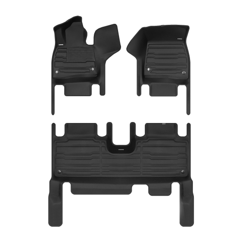 TuxMat - For Mercedes-Benz EQS SUV 5-Seater 2023-2026 Models - Custom Car Mats - Maximum Coverage, All Weather, Laser Measured - This Full Set