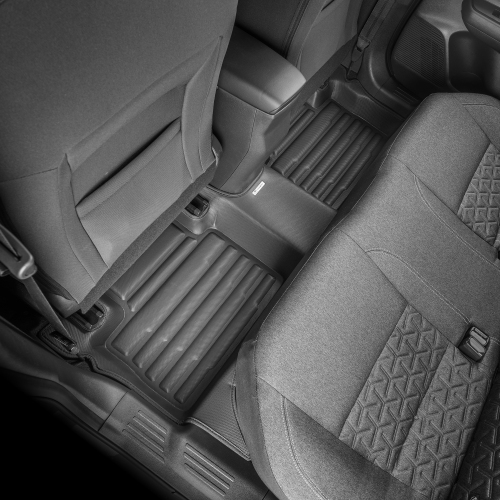 TuxMat - For Nissan Kicks 2025-2026 Models - Custom Car Mats - Maximum Coverage, All Weather, Laser Measured - This Full Set Includes 1st and 2nd Rows