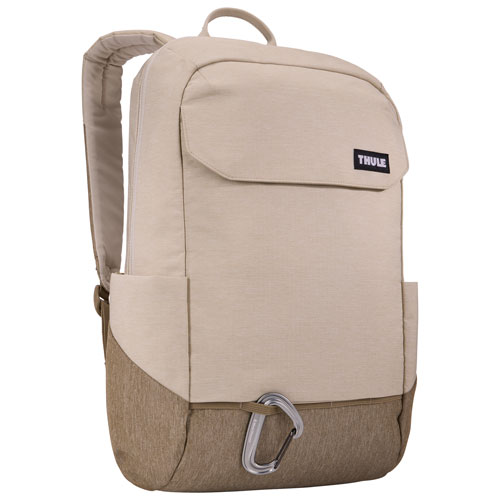 Thule Lithos 16" 20L Laptop Commuter Backpack - Pelican Grey/Faded Khaki