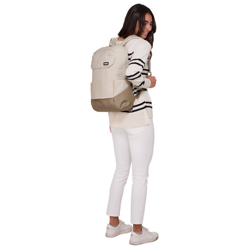 Thule Lithos 16" 20L Laptop Commuter Backpack - Pelican Grey/Faded Khaki