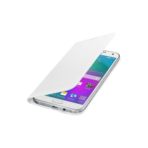 Samsung Galaxy E7 Flip Wallet-White