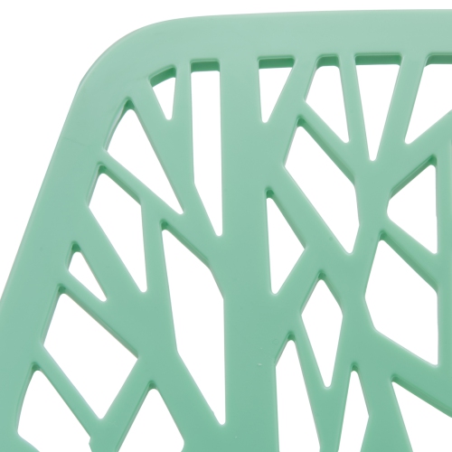 Chaise de salle à manger moderne Asbury LeisureMod avec pattes chromées – élégante et durable pour les salles à manger, les cuisines et les bureaux