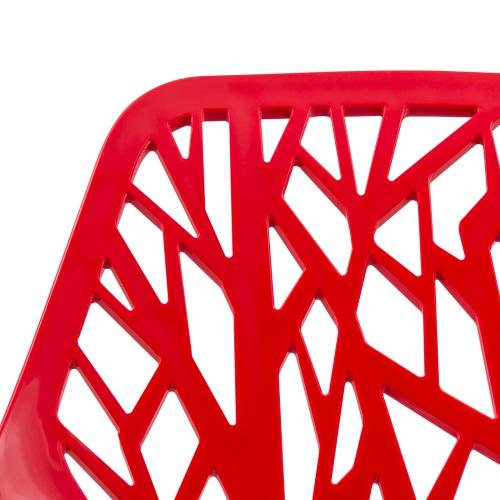 Chaise de salle à manger moderne Asbury LeisureMod avec pattes chromées – élégante et durable pour les salles à manger, les cuisines et les bureaux