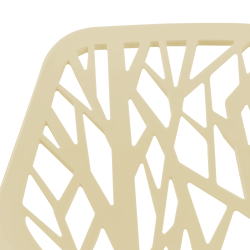 Chaise de salle à manger moderne Asbury LeisureMod avec pattes chromées – élégante et durable pour les salles à manger, les cuisines et les bureaux