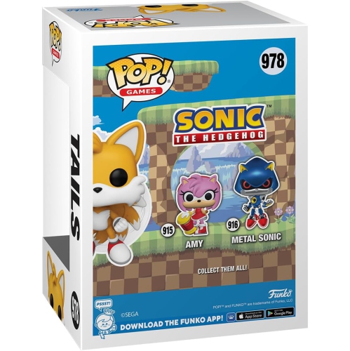 Funko Pop! Games: Sonic - Miles Tails Prower - Tails - - Pelosino - Sonic The Hedgehog