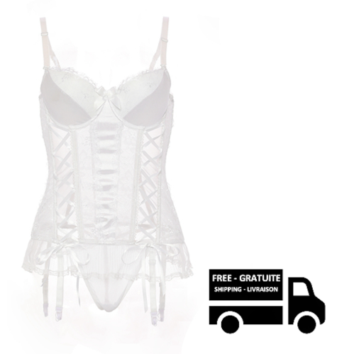 Stimula Lifestyle Lingerie - Sexy Women's Lingerie Boudoir Nightgown Garter Belt Sleepwear Great Valentine Gift S/M