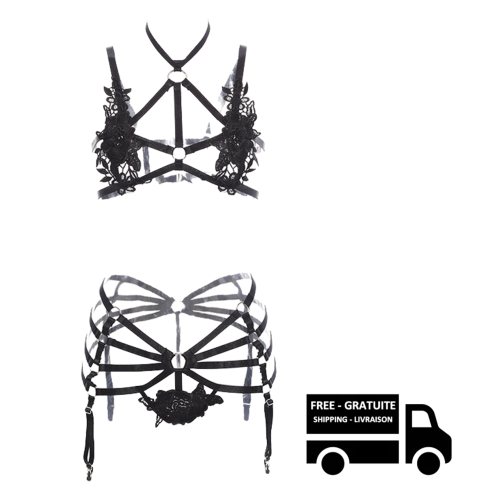 Stimula Lifestyle Lingerie - Sexy Women's Boudoir Nightgown Sleepwear Great Valentine Gift S/M