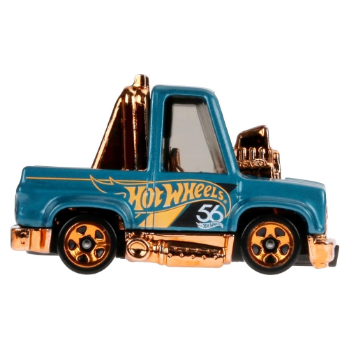 MATTEL  Hot Wheels 1:64 Scale Die-Cast Toy Car Or Truck With Turquoise- & Copper-Colored Deco Toon'd 83 Chevy Silverado