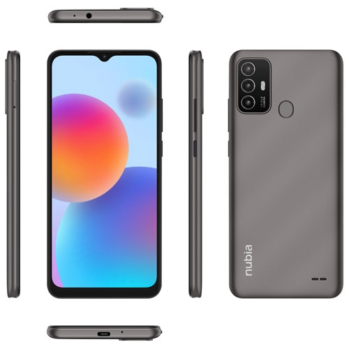 Open Box - ZTE Nubia A75 36GB - Space Grey - Unlocked