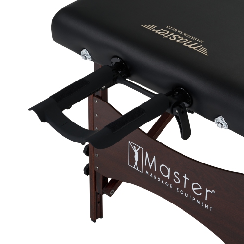 Master Massage 28" Roma Therma Top Heated Portable Massage Table, Wide Salon Spa Beauty Facial Bed with Adjustable Heating System, Face Pillow, and