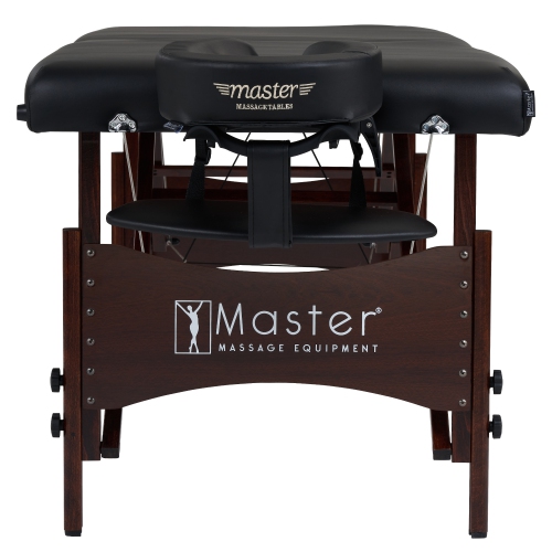 Master Massage 28" Roma Therma Top Heated Portable Massage Table, Wide Salon Spa Beauty Facial Bed with Adjustable Heating System, Face Pillow, and