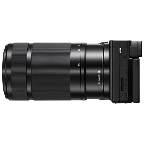 Sony Alpha 6100 APS-C Mirrorless Camera with 16-50mm & 55-210mm Lenses - Black