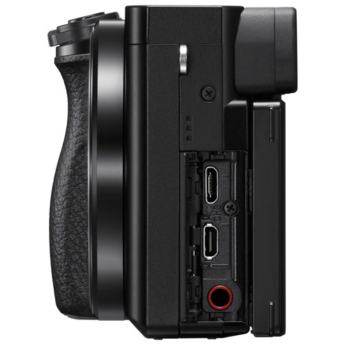 Sony Alpha 6100 APS-C Mirrorless Camera with 16-50mm & 55-210mm Lenses - Black
