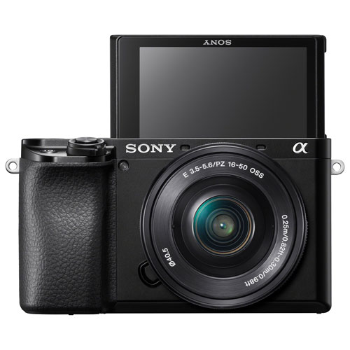 Sony Alpha 6100 APS-C Mirrorless Camera with 16-50mm & 55-210mm Lenses - Black