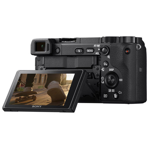 Appareil photo sans miroir APS-C Alpha 6400 de Sony avec objectif 16-50 mm - Noir