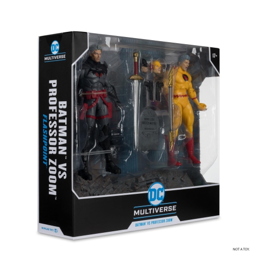 DC Multiverse Flashpoint 7 Inch Action Figure 2-Pack - Batman vs Professor Zoom