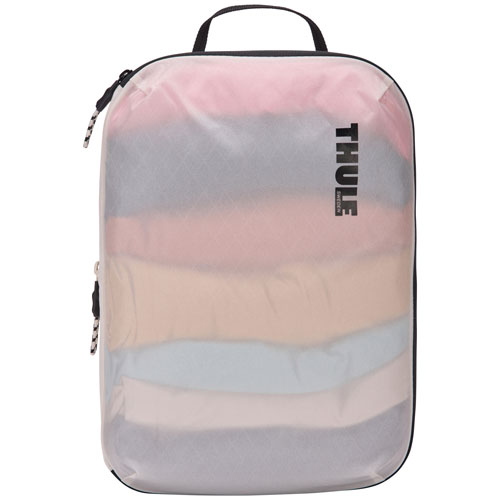 Image 1 of 12.. Thule 2-Piece Compression Packing Cube Set - White