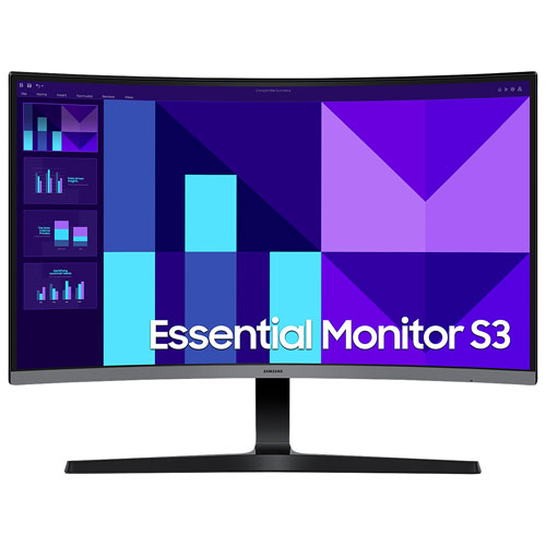 Samsung 32" FHD 100Hz 4ms GTG Curved VA LED FreeSync Gaming Monitor (LS32D390GANXZA) - Black