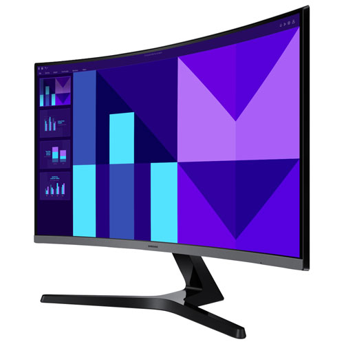 Samsung 27" FHD 100Hz 4ms GTG Curved VA LED FreeSync Gaming Monitor (LS27D390GANXZA) - Black - Only at Best Buy