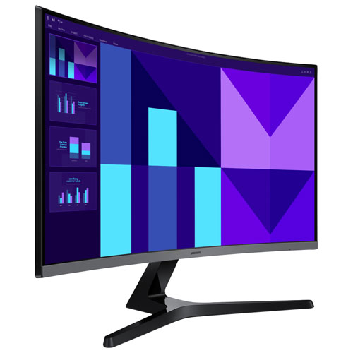 Samsung 27" FHD 100Hz 4ms GTG Curved VA LED FreeSync Gaming Monitor (LS27D390GANXZA) - Black - Only at Best Buy