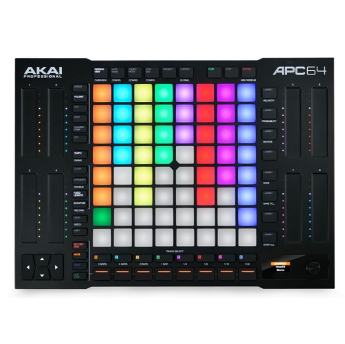 Image 1 of 3.. Akai APC64 Ableton Live Controller With 64 Velocity-Sensitive Pads and 8 Assignable Touch Strips