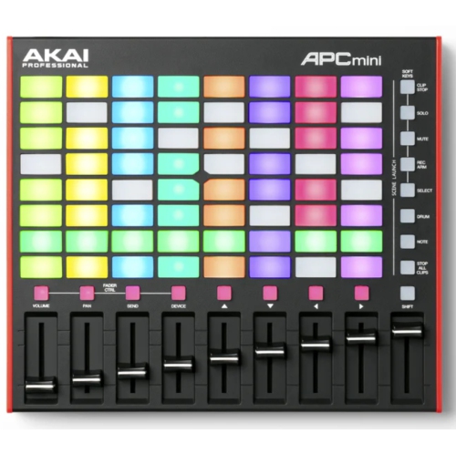 Image 1 of 3.. Akai APCMINI2 Compact USB Bus-Powered 64-Button Clip Launch Controller