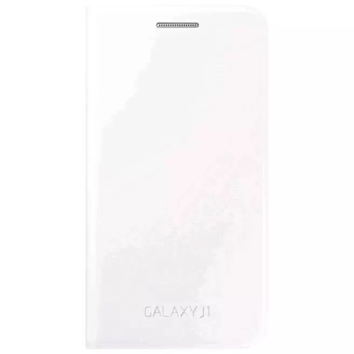 Samsung Galaxy J1 folding case protective case flip wallet cover white
