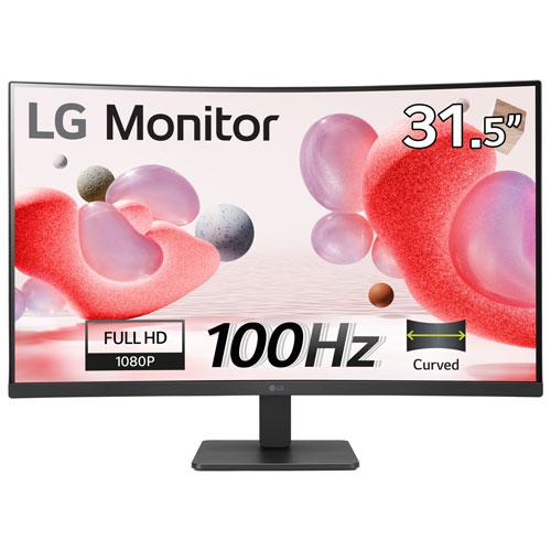 LG  Refurbished (Fair) - 32" Fhd 100Hz 5 Ms Curved Va Lcd (32Mr50C)